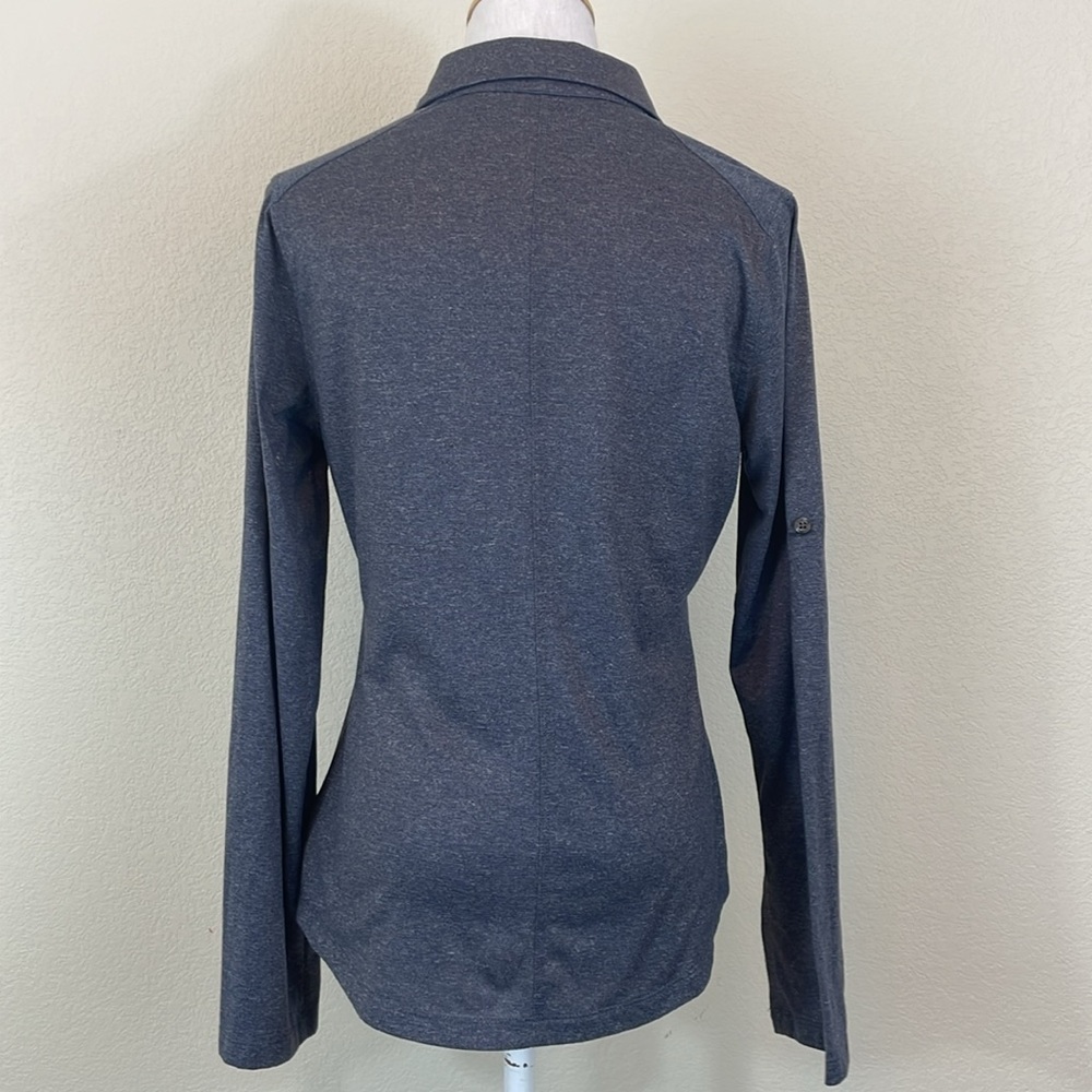 Marmot gray collared long sleeve shirt size medium - Picture 3 of 7